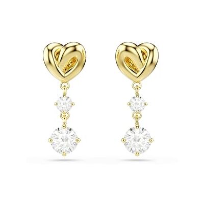 Swarovski Lifelong Collection, ronde taille, hart, wit, verguld Swarovski Lifelong Collection, ronde taille, hart, wit, verguld