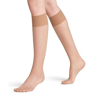 Falke femme Seidenglatt 15 DEN mi-bas transparent effet voile uni brillant bords larges sans pression sur la jambe couture fine renforcée aux orteils fil fin doux 1 paire 35-38 Falke femme Seidenglatt 15 DEN mi-bas transparent effet voile uni brillant bords larges sans pression sur la jambe couture fine renforcée aux orteils fil fin doux 1 paire 35-38