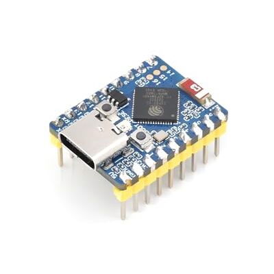 Waveshare ESP32-S3 Mini Development Board met Pre-Soldered Header Gebaseerd op ESP32-S3FH4R2 Dual Core Processor, met 2,4 GHz WLAN en Bluetooth 5 ondersteuning, 240 MHz Running Frequentie, ondersteunt C/C++, MicroPython Waveshare ESP32-S3 Mini Development Board met Pre-Soldered Header Gebaseerd op ESP32-S3FH4R2 Dual Core Processor, met 2,4 GHz WLAN en Bluetooth 5 ondersteuning, 240 MHz Running Frequentie, ondersteunt C/C++, MicroPython