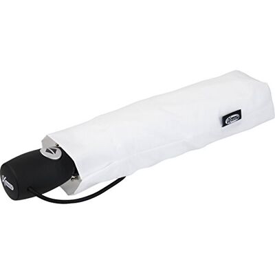iX-brella mid-class Lichte en stabiele zakparaplu met automatische openings- en sluitfunctie, wit, opvouwbare paraplu, Weiss, Opvouwbare paraplu iX-brella mid-class Lichte en stabiele zakparaplu met automatische openings- en sluitfunctie, wit, opvouwbare paraplu, Weiss, Opvouwbare paraplu