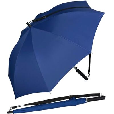 iX-brella Automatische paraplu met schouderriem, blauw, 100 cm iX-brella Automatische paraplu met schouderriem, blauw, 100 cm