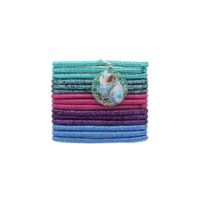 Disney De kleine zeemeermin, haarelastiekjes, 15 stuks, Charm Ariel, haaraccessoires voor meisjes, scrunchie, metaalvrij, film The Little Mermaid, Ariel, officieel product Disney De kleine zeemeermin, haarelastiekjes, 15 stuks, Charm Ariel, haaraccessoires voor meisjes, scrunchie, metaalvrij, film The Little Mermaid, Ariel, officieel product