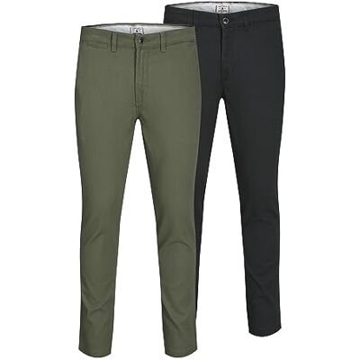 Jack & Jones Jjimarco Jjdave Sa 2 stuks herenbroeken (2 stuks) 32W / 34L Jack & Jones Jjimarco Jjdave Sa 2 stuks herenbroeken (2 stuks) 32W / 34L