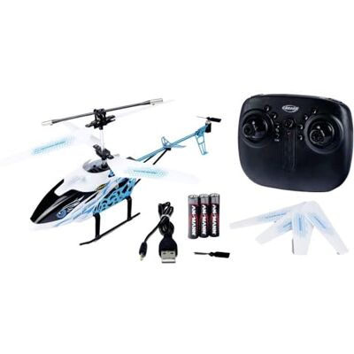 Carson 500507169 Eagle 280 Crash Stop 2,4 GHz 100% RTF RC-helikopter, robuust RTF-model voor beginners, voor kinderen vanaf 12 jaar, binnen/buiten helikopter Carson 500507169 Eagle 280 Crash Stop 2,4 GHz 100% RTF RC-helikopter, robuust RTF-model voor beginners, voor kinderen vanaf 12 jaar, binnen/buiten helikopter