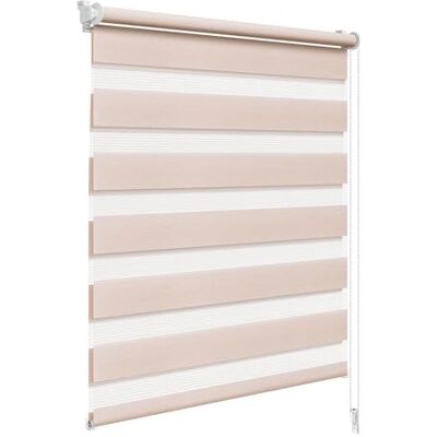 WOLTU 1 stuk rolgordijn dubbel rolgordijn zonder boren, thermo rolgordijn voor dag en nacht, 100 x 150 cm, naturel VH5522nt Double Tissu Tamisant, Contrôler la Lumière et Préserver L’intimité, pour Fenêtre et Porte, Largeur du Tissu: 97 cm WOLTU 1 stuk rolgordijn dubbel rolgordijn zonder boren, thermo rolgordijn voor dag en nacht, 100 x 150 cm, naturel VH5522nt Double Tissu Tamisant, Contrôler la Lumière et Préserver L’intimité, pour Fenêtre et Porte, Largeur du Tissu: 97 cm