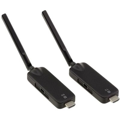 KALEA-INFORMATIQUE Draadloze HDMI-videozender met 100 m bereik en ondersteuning voor resoluties tot 1920x1080 bij 60Hz. Directe werking, zonder instellingen nodig. KALEA-INFORMATIQUE Draadloze HDMI-videozender met 100 m bereik en ondersteuning voor resoluties tot 1920x1080 bij 60Hz. Directe werking, zonder instellingen nodig.