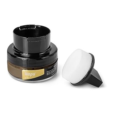 Kaps Schoencrème met applicatorspons, intensieve leerverzorging en voedend, delicaat, 70 kleuren (177 eiken) 50ml - 1.70 fl.oz. Kaps Schoencrème met applicatorspons, intensieve leerverzorging en voedend, delicaat, 70 kleuren (177 eiken) 50ml - 1.70 fl.oz.
