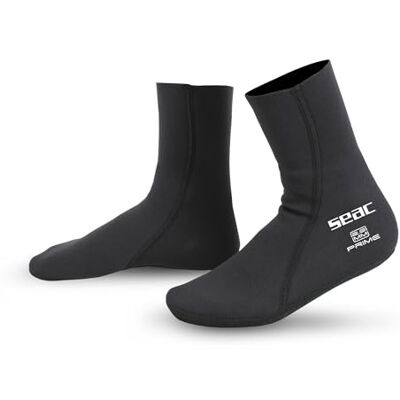 SEAC Prime Chaussons de plongée en néoprène de 2 mm Mixte (lot de 1) SEAC Prime Chaussons de plongée en néoprène de 2 mm Mixte (lot de 1)