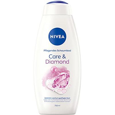 NIVEA Care & Diamond Verzorgend schuimbad (750 ml) Calla Lillie additief voor een natuurlijke zachte en verzorgde huid NIVEA Care & Diamond Verzorgend schuimbad (750 ml) Calla Lillie additief voor een natuurlijke zachte en verzorgde huid