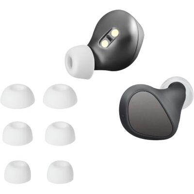 kwmobile 6 x opzetstuk, compatibel met Jabra Elite 3, reserveopzetstukken van siliconen, 3 maten kwmobile 6 x opzetstuk, compatibel met Jabra Elite 3, reserveopzetstukken van siliconen, 3 maten