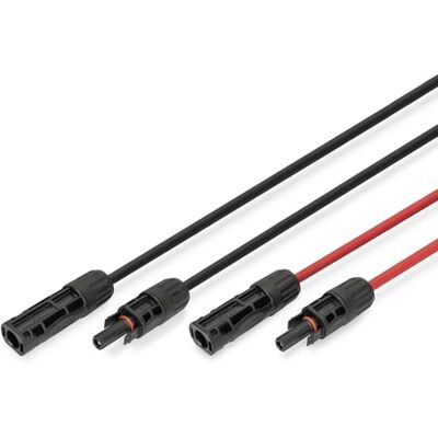 Digitus Verlengset zonnekabel 2 kabels 1 m geleiderdoorsnede 6 mm² MC4-stekker IP65/68 UV- en weerbestendig XLPO-mantel 1 x rood, 1 x zwart Digitus Verlengset zonnekabel 2 kabels 1 m geleiderdoorsnede 6 mm² MC4-stekker IP65/68 UV- en weerbestendig XLPO-mantel 1 x rood, 1 x zwart