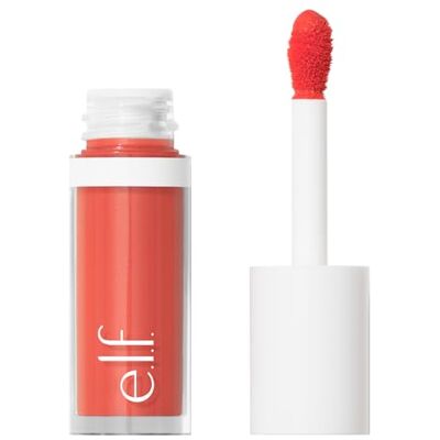 e.l.f. Camo Liquid Blush: Langdurig en rijk aan pigmenten, frisse en heldere afwerking, veganistisch en dierproefvrij gecertificeerd, Coral Crush tint. e.l.f. Camo Liquid Blush: Langdurig en rijk aan pigmenten, frisse en heldere afwerking, veganistisch en dierproefvrij gecertificeerd, Coral Crush tint.