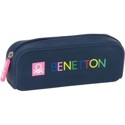 safta Benetton Damero Vierkante siliconen etui, kinderetui, ideaal voor schoolgaande kinderen, comfortabel en veelzijdig, kwaliteit en sterkte, 18,5 x 5,5 x 7,5 cm, marineblauw, M, safta Benetton Damero Vierkante siliconen etui, kinderetui, ideaal voor schoolgaande kinderen, comfortabel en veelzijdig, kwaliteit en sterkte, 18,5 x 5,5 x 7,5 cm, marineblauw, M,