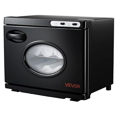 VEVOR Handdoekwarmer met 23 liter sterilisator voor 36 handdoeken met clip, roestvrij stalen frame en transparant venster, voor spa, stoomverwarmingsfunctie, kapper VEVOR Handdoekwarmer met 23 liter sterilisator voor 36 handdoeken met clip, roestvrij stalen frame en transparant venster, voor spa, stoomverwarmingsfunctie, kapper