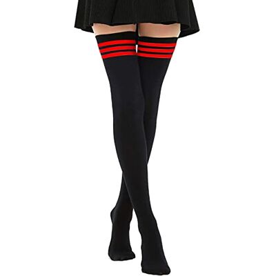 DRESHOW Extra lange kousen voor dames, dijen, voor sport en cosplay. one size DRESHOW Extra lange kousen voor dames, dijen, voor sport en cosplay. one size