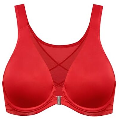 DELIMIRA Damesbeha, sluiting voor, diepe houding, met beugel, grote maat Avec Armature, Grande Taille, Decollete Plongeant, Non Rembourré 115D DELIMIRA Damesbeha, sluiting voor, diepe houding, met beugel, grote maat Avec Armature, Grande Taille, Decollete Plongeant, Non Rembourré 115D