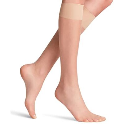 Falke femme Shelina 12 DEN mi-bas long ultra-transparent effet voile uni élégant avec légère scintillance bords souples sans pression sur le mollet fil fin doux 1 paire 35-38 Falke femme Shelina 12 DEN mi-bas long ultra-transparent effet voile uni élégant avec légère scintillance bords souples sans pression sur le mollet fil fin doux 1 paire 35-38
