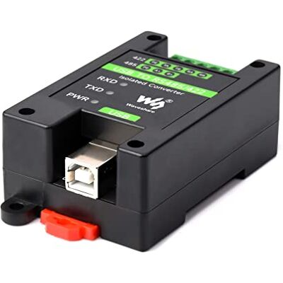 Waveshare USB naar RS485/422 Interface Converter Industrial Grade Geïsoleerde Converter met Originele FT232RL en SP485EEN Chip, ondersteunt Mac, Linux, Android, WinCE, WinCE, Win11/10/8.1/8/7/XP, 300bps-3Mbps Waveshare USB naar RS485/422 Interface Converter Industrial Grade Geïsoleerde Converter met Originele FT232RL en SP485EEN Chip, ondersteunt Mac, Linux, Android, WinCE, WinCE, Win11/10/8.1/8/7/XP, 300bps-3Mbps