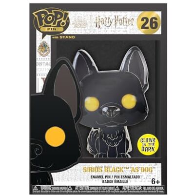 Funko Grote pop! Enamel Pin – Harry Potter POA 20th – Sirius Black als DogPin van email – schattige fantasiebroche om te verzamelen – voor rugzakken en tassen – cadeau-idee Funko Grote pop! Enamel Pin – Harry Potter POA 20th – Sirius Black als DogPin van email – schattige fantasiebroche om te verzamelen – voor rugzakken en tassen – cadeau-idee