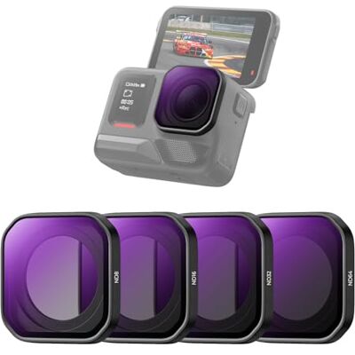 K&F CONCEPT 4 stuks verbeterde ND-filters compatibel met Insta360 Ace Pro 2 K&F CONCEPT 4 stuks verbeterde ND-filters compatibel met Insta360 Ace Pro 2