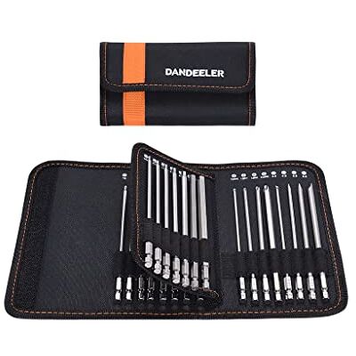 Generic Dandeeler Lot de 30 embouts de sécurité 6 extra longs Torx hexagonaux cruciformes carrés, avec sac à outils, 30 pièces extra longues 15,2 cm Generic Dandeeler Lot de 30 embouts de sécurité 6 extra longs Torx hexagonaux cruciformes carrés, avec sac à outils, 30 pièces extra longues 15,2 cm