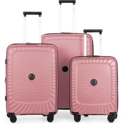 Hauptstadtkoffer Kotti TSA harde koffer met 4 wielen voor vliegtuigen, Roze, Kofferset Hauptstadtkoffer Kotti TSA harde koffer met 4 wielen voor vliegtuigen, Roze, Kofferset