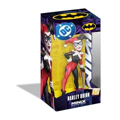 MINIX BANDAI Verzamelfiguur, 12 cm, DC Harley Quinn met hamer, verzamelobjecten voor tentoonstelling, cadeau-idee, speelgoed voor kinderen en volwassenen, DC Fans (MN20751) MINIX BANDAI Verzamelfiguur, 12 cm, DC Harley Quinn met hamer, verzamelobjecten voor tentoonstelling, cadeau-idee, speelgoed voor kinderen en volwassenen, DC Fans (MN20751)