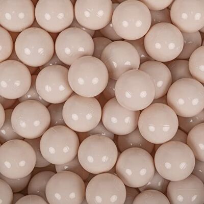 KiddyMoon Balles de jeu en plastique souple Couleur unique KiddyMoon Balles de jeu en plastique souple Couleur unique