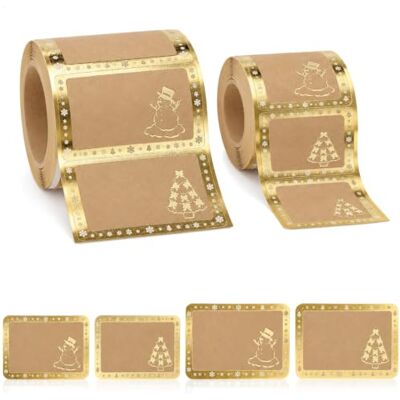 com-four ® 60 x stickers voor kerstcadeaus tot 8 cm gouden stickers voor het labelen van geschenken cadeaulabels met kerstmotieven com-four ® 60 x stickers voor kerstcadeaus tot 8 cm gouden stickers voor het labelen van geschenken cadeaulabels met kerstmotieven