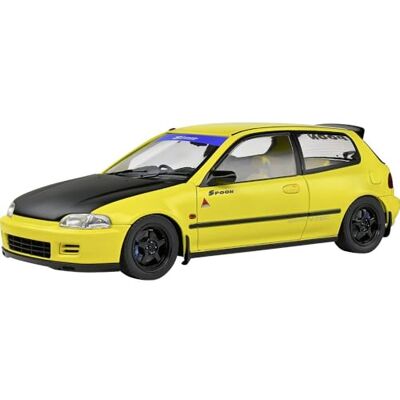 Solido 1:18 Honda Civic (EG6) Spoon versie geel 1991 Solido 1:18 Honda Civic (EG6) Spoon versie geel 1991