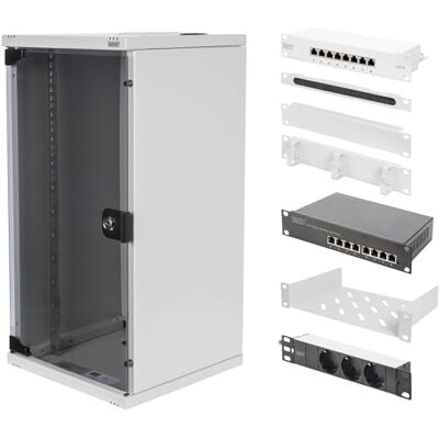 Digitus 254mm (10"), 12HE ,312x300mm (B x D) Digitus 254mm (10"), 12HE ,312x300mm (B x D)