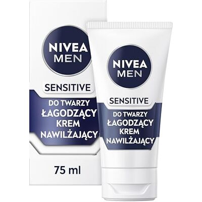 NIVEA For Men Sensitive Agodny Krem do Twarzy, 75 ml NIVEA For Men Sensitive Agodny Krem do Twarzy, 75 ml