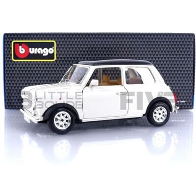 Bburago Mini Cooper 1969 miniatuurauto, 12036BE, beige Bburago Mini Cooper 1969 miniatuurauto, 12036BE, beige