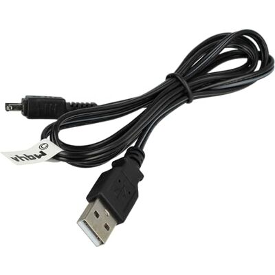 vhbw USB-oplaadkabel, compatibel met Canon Legria Legia Mini, HF R86, HF R88, mini-camera, camcorder, zwart vhbw USB-oplaadkabel, compatibel met Canon Legria Legia Mini, HF R86, HF R88, mini-camera, camcorder, zwart