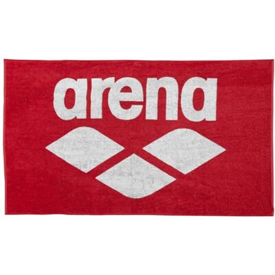 ARENA Pool Soft zwembadhanddoeken, rood-wit, eenheidsmaat ARENA Pool Soft zwembadhanddoeken, rood-wit, eenheidsmaat