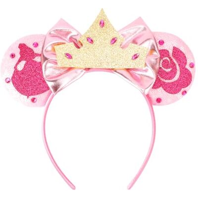 DRESHOW 2 diadeems met muizenoren, pailletten, feestdecoratie, verkleedkostuum voor meisjes en vrouwen Eén maat DRESHOW 2 diadeems met muizenoren, pailletten, feestdecoratie, verkleedkostuum voor meisjes en vrouwen Eén maat