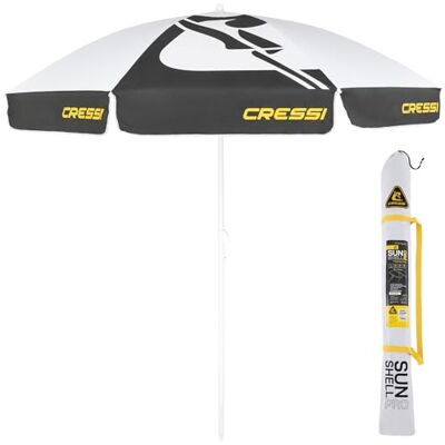 CRESSI Sunshell Parasol – Parasol d'extérieur léger et portable, pour se protéger du soleil et des intempéries CRESSI Sunshell Parasol – Parasol d'extérieur léger et portable, pour se protéger du soleil et des intempéries