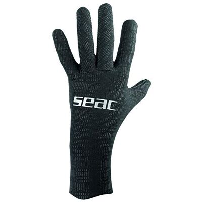 SEAC Ultraflex 2-5 mm ultra elastisch neopreen duikhandschoenen voor speervissen Antislip Zwart XS XXL SEAC Ultraflex 2-5 mm ultra elastisch neopreen duikhandschoenen voor speervissen Antislip Zwart XS XXL