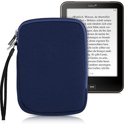 kwmobile Reader beschermhoes beschermhoes 17 x 12 x 2 cm voor e-reader van neopreen donkerblauw kwmobile Reader beschermhoes beschermhoes 17 x 12 x 2 cm voor e-reader van neopreen donkerblauw