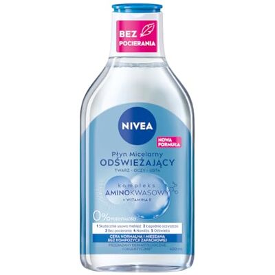 NIVEA Verpleegkundige vloeistof voor normale en gemengde huid, 400 ml NIVEA Verpleegkundige vloeistof voor normale en gemengde huid, 400 ml