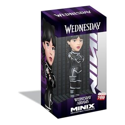 MINIX TV Series #169 Wednesday Woensdag Addams in de kat verzamelfiguur 12 cm MINIX TV Series #169 Wednesday Woensdag Addams in de kat verzamelfiguur 12 cm