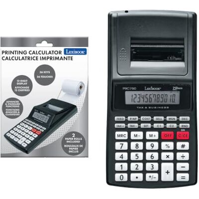 Lexibook , Calculatrice Imprimante, PRC750LXB Lexibook , Calculatrice Imprimante, PRC750LXB