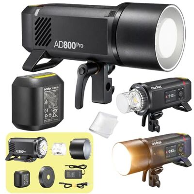 GODOX AD800Pro 800 Ws, TTL 2,4 GHz, HSS 1/8000s, Freeze-modus, 300 flitsers, 40 W tweekleurige led, Bowens-ondersteuning, draadloze flitser GODOX AD800Pro 800 Ws, TTL 2,4 GHz, HSS 1/8000s, Freeze-modus, 300 flitsers, 40 W tweekleurige led, Bowens-ondersteuning, draadloze flitser