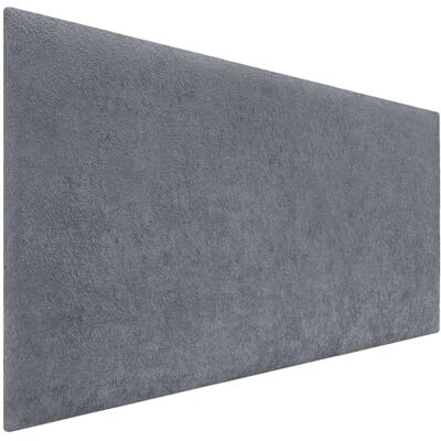 DHOME Hoofdeinde met badstof afwerking, zachte coating, effen, zachte stof, voor muur, absorberend, hoofdeinde voor slaapkamer (110 cm, 4 cm 50 h, donkergrijs) DHOME Hoofdeinde met badstof afwerking, zachte coating, effen, zachte stof, voor muur, absorberend, hoofdeinde voor slaapkamer (110 cm, 4 cm 50 h, donkergrijs)