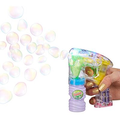 Relaxdays Bellenblaaspistool, zeepbellenpistool, set van 3, machine, lanceerder, led-licht, 14,5 x 11,5 x 5 cm (h x b x d), transparant Relaxdays Bellenblaaspistool, zeepbellenpistool, set van 3, machine, lanceerder, led-licht, 14,5 x 11,5 x 5 cm (h x b x d), transparant