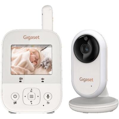 Siemens Baby 300 Video Video babyfoon met bidirectionele audio, veilige FHSS-technologie, 2,8 inch LCD-display, lange batterijduur, nachtlampje, temperatuursensor, crèmewit Siemens Baby 300 Video Video babyfoon met bidirectionele audio, veilige FHSS-technologie, 2,8 inch LCD-display, lange batterijduur, nachtlampje, temperatuursensor, crèmewit
