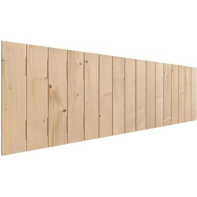 DHOME Hoofdeinde van natuurlijk grenenhout, stijl, verticaal, voor palletbed, hardware inbegrepen (150 cm, natuurlijk grenen) DHOME Hoofdeinde van natuurlijk grenenhout, stijl, verticaal, voor palletbed, hardware inbegrepen (150 cm, natuurlijk grenen)
