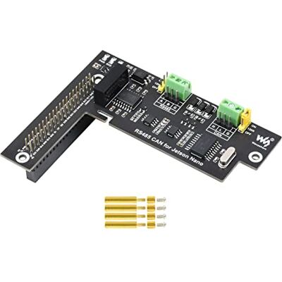 Waveshare RS485 Can uitbreidingskaart voor Jetson Nano, Onboard Can Controller MCP2515 en RS485 transceiver SP3485, ontwerp van digitale isolatiecircuits, geïntegreerde beveiligingsschakeling Waveshare RS485 Can uitbreidingskaart voor Jetson Nano, Onboard Can Controller MCP2515 en RS485 transceiver SP3485, ontwerp van digitale isolatiecircuits, geïntegreerde beveiligingsschakeling