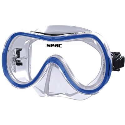 SEAC Salina MD gezichtsmasker, medium, gehard glas SEAC Salina MD gezichtsmasker, medium, gehard glas