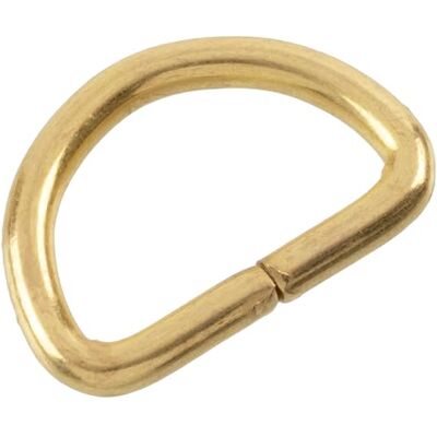 AERZETIX Set van 14 D halve maan ringen Ø 1,6 mm riemdoorvoer 10 mm metaal in de kleur goud accessoires voor het maken van tassen, tassen en verschillende knutselprojecten AERZETIX Set van 14 D halve maan ringen Ø 1,6 mm riemdoorvoer 10 mm metaal in de kleur goud accessoires voor het maken van tassen, tassen en verschillende knutselprojecten